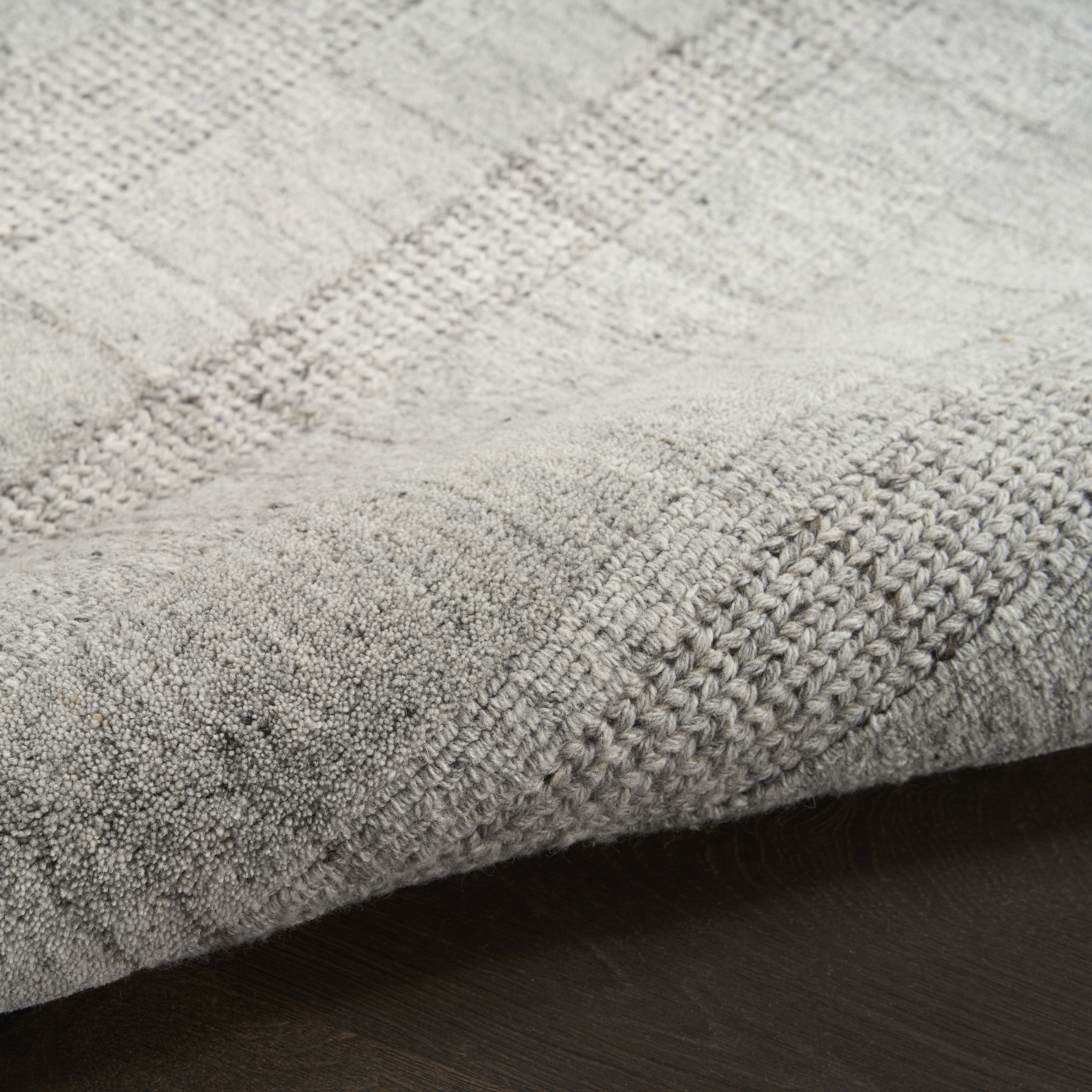 DKNY Pure Multi Weave 7'9" x 9'9" Grey Contemporary Indoor Rug