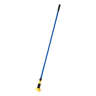 Rubbermaid Commercial, Gripper Fiberglass Wet Mop Handle, 60", Blue
