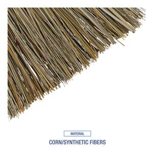 Boardwalk, 8in, Corn/fiber Brooms, Corn Bristles, Gray