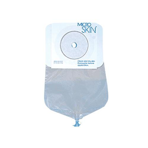 One-Piece Clear Urostomy Pouch, 9 Inch Length, 1½ Inch Stoma