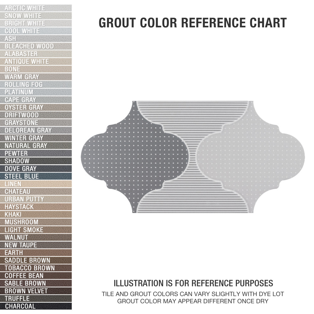 Apreggio Rondo Provenzal Grey 6-1/4 in. x 12-3/4 in. Porcelain Floor and Wall Tile