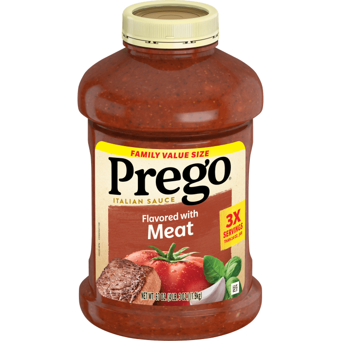 Flavored with Meat Sauce