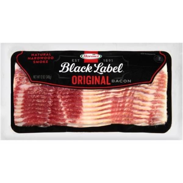 HORMEL(r) BLACK LABEL(r) Bacon 16/12 oz . C1CB - Front Center Inner Pack (Hi Res)