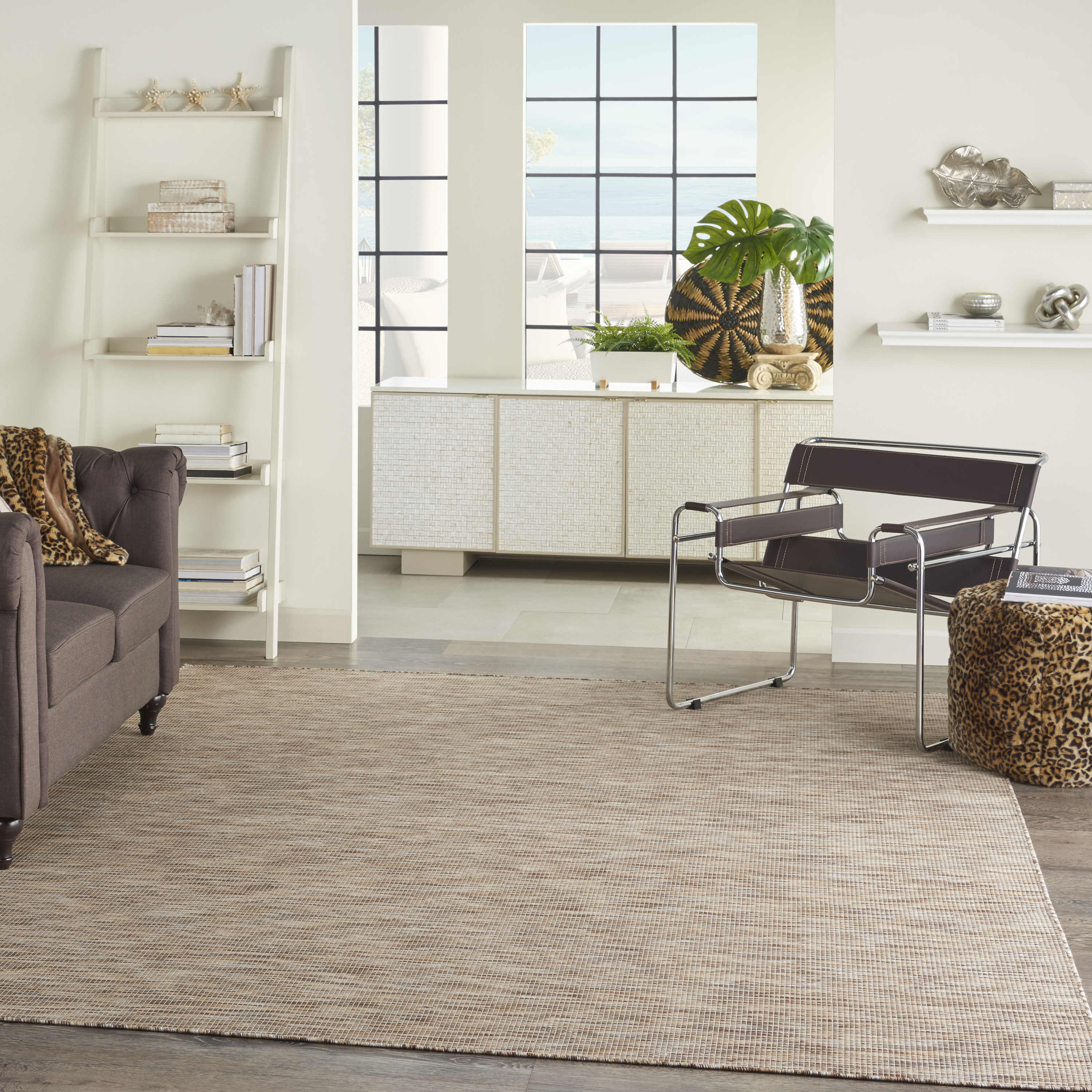 Nourison Positano 8' x 10' Beige Modern Rug
