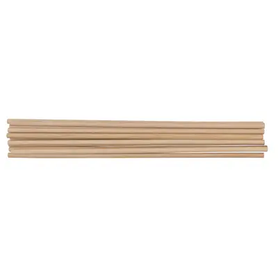 Creativity Street  Natural Wood Dowels, 0.25" diameter,  0.25" x 12", 12 Pieces