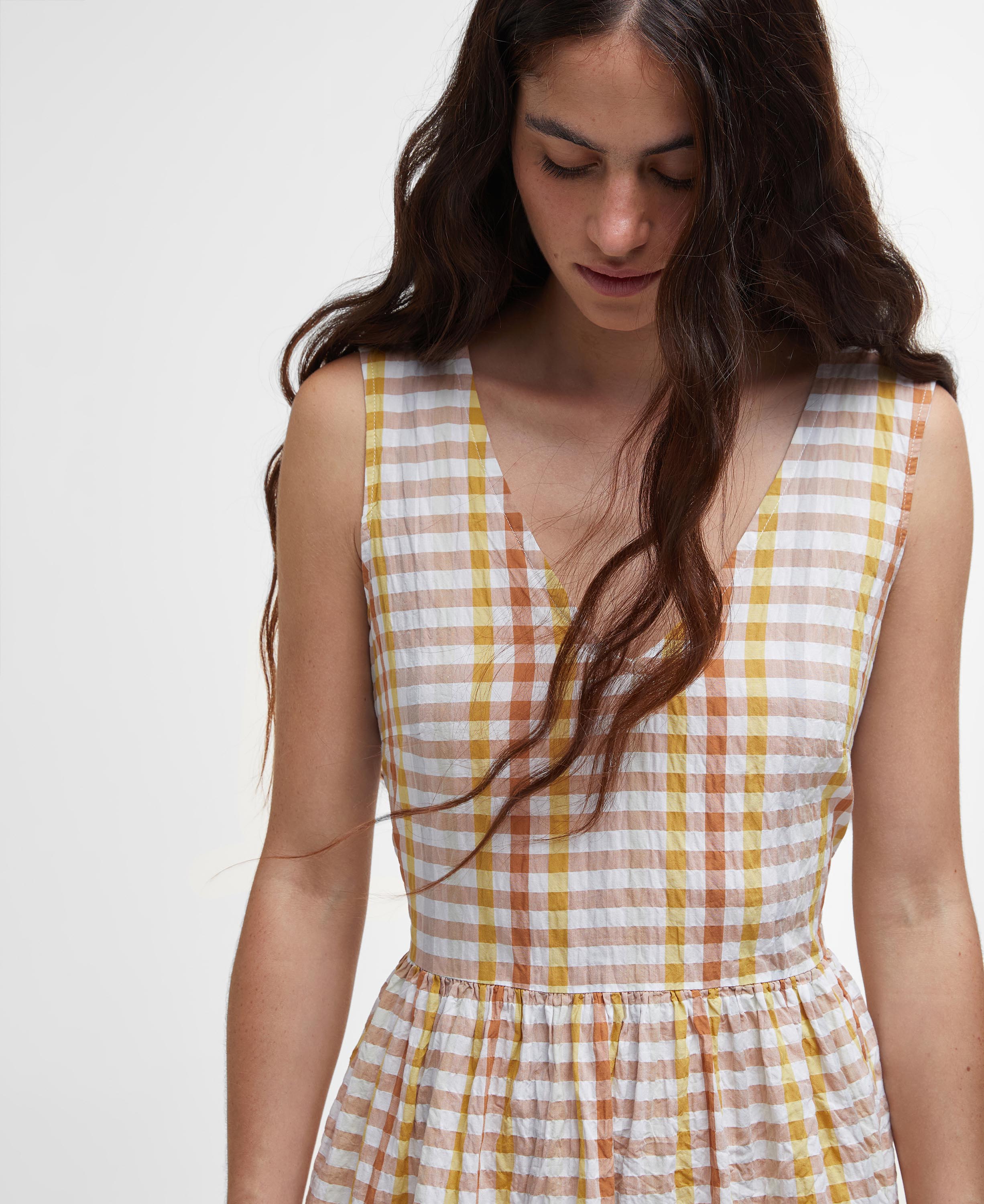 Penelope Gingham Midi Dress image number 3