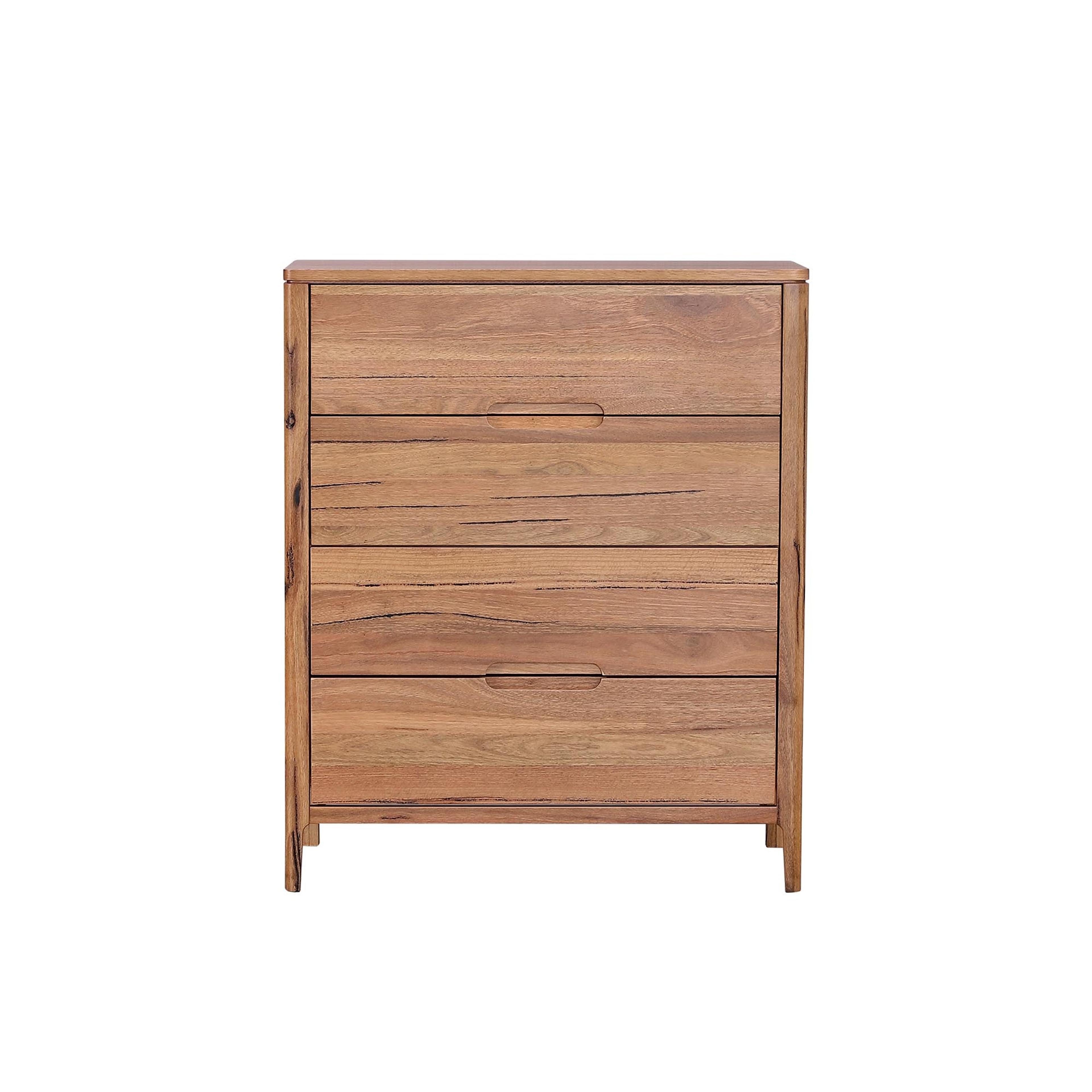 Product image of the Broulee Tallboy (4 Drawer), Natural from Forty Winks