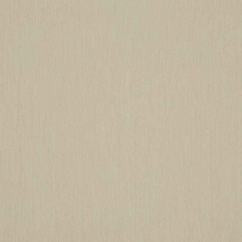 A beige, subtly woven fabric or wallpaper filling the frame, displaying fine vertical texture; lying flat and uniformly lit, suggesting a neutral wall or close-up material swatch.