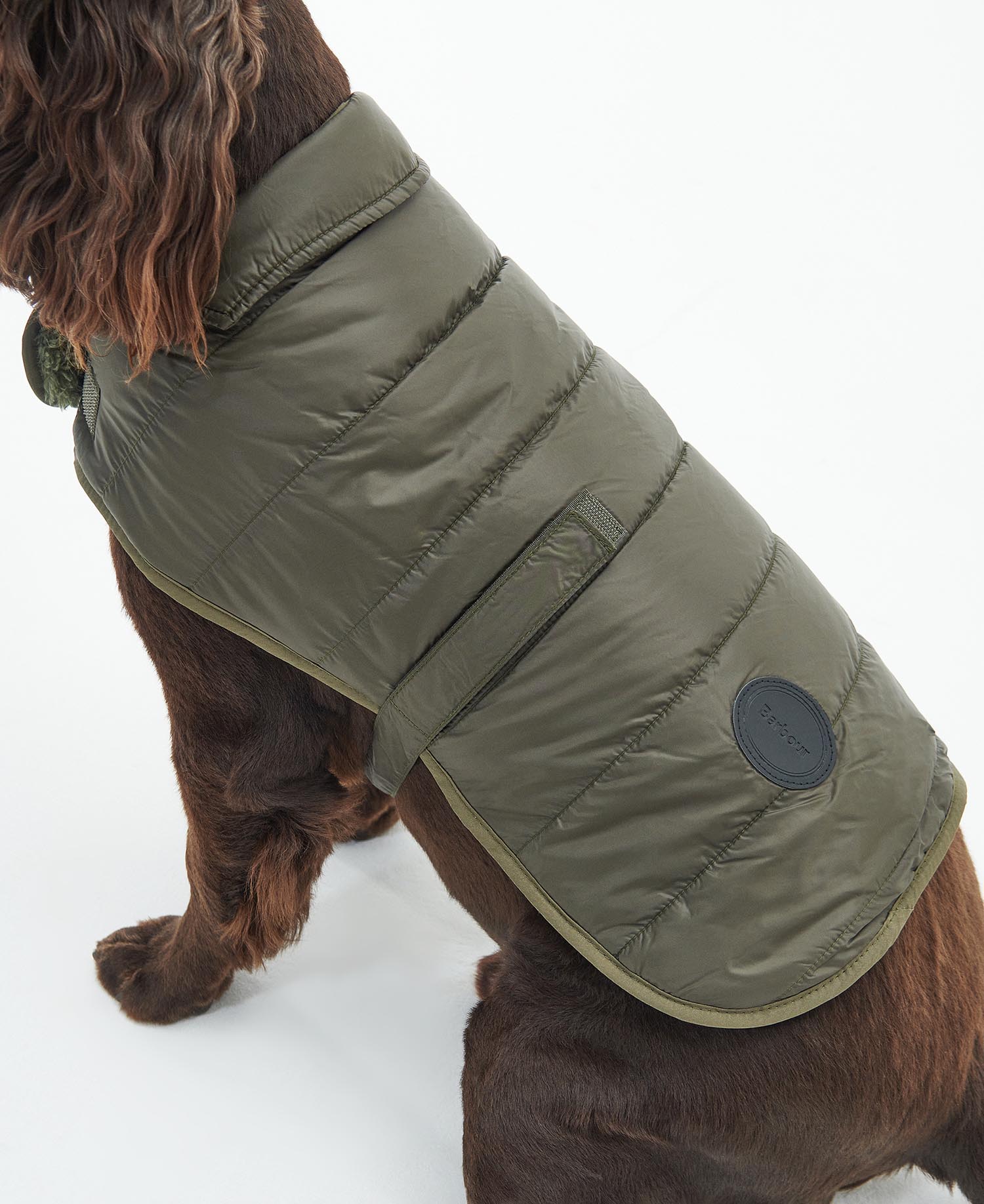 Baffle Quilted Dog Coat image number 2