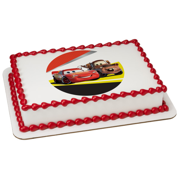 Disney and Pixar's Cars Lightning McQueen & Mater PhotoCake® Edible Image®