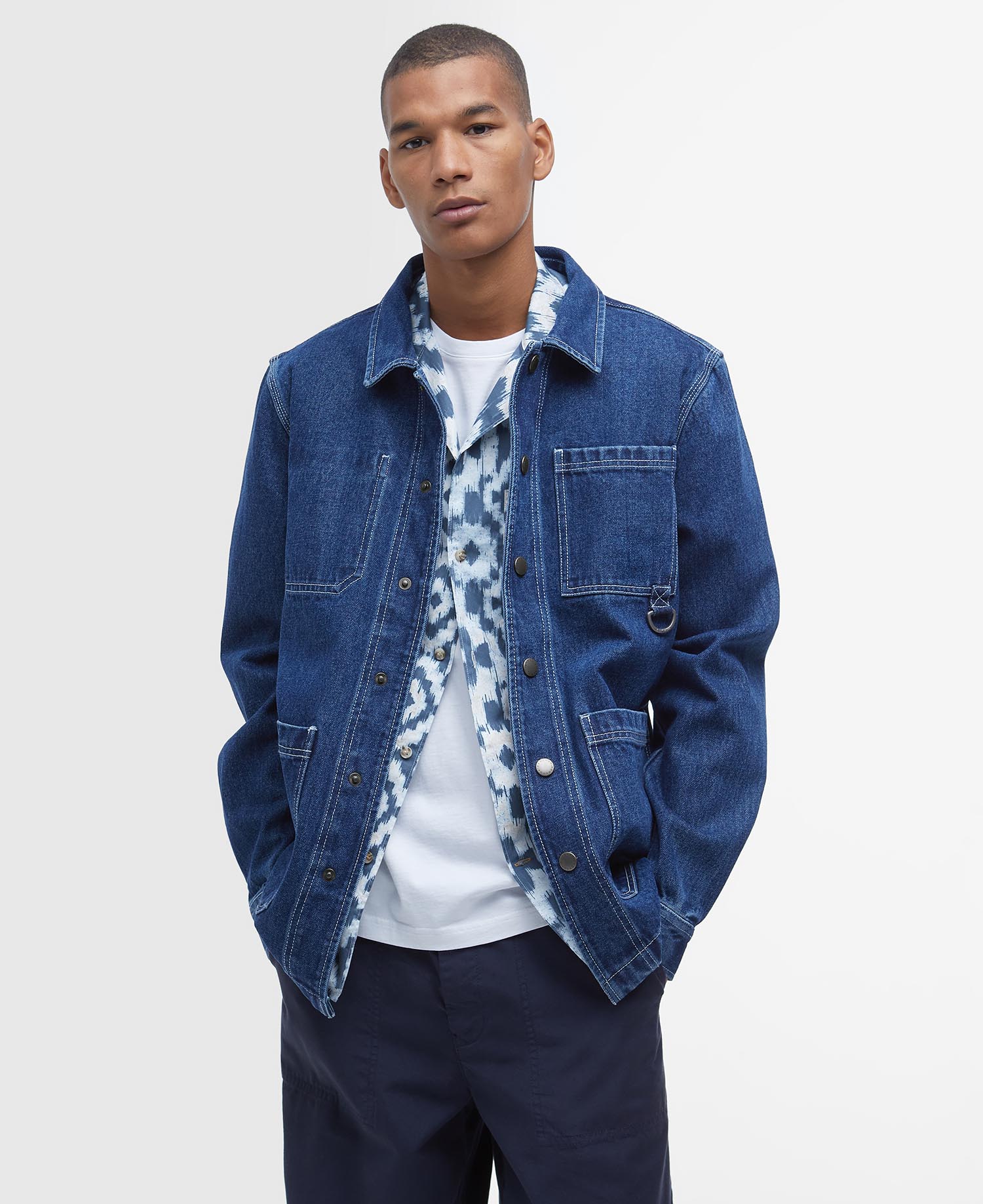 Denim Grindle Overshirt image number 0