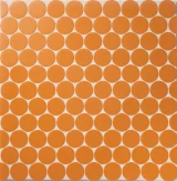 Ozzi Orange 1-7/8″ Circle Mosaic