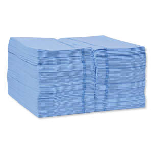 Tork, Odor Resistant 1/4 Fold, 1 ply, 13.00"x24.00", Synthetic, Food Service Wipers, Blue
