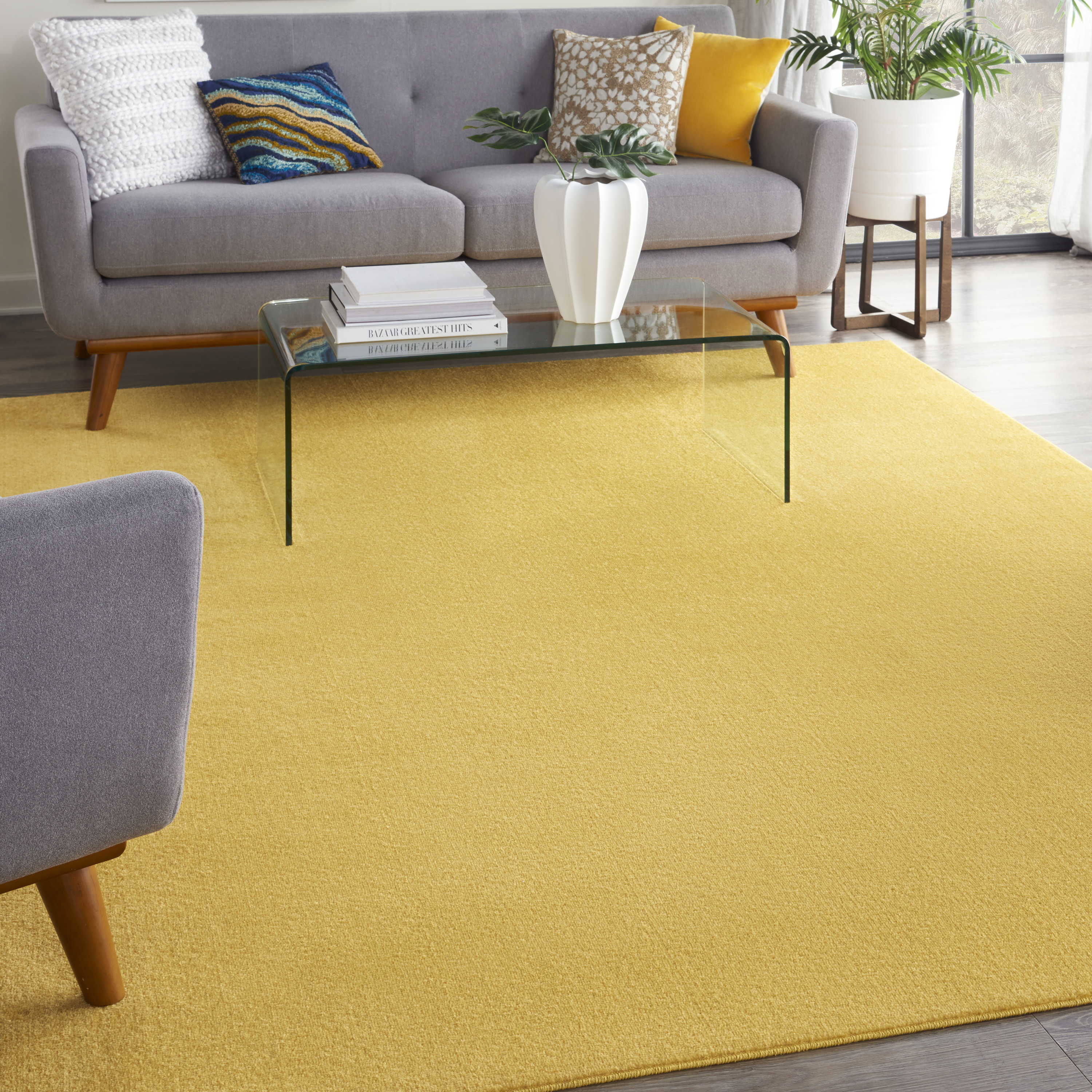 Nourison Nourison Essentials 7' x 10' Yellow Outdoor Rug
