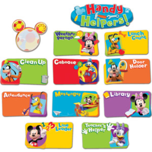 Mickey Mouse Clubhouse&reg; Handy Helpers Job Chart Mini Bulletin Board Set