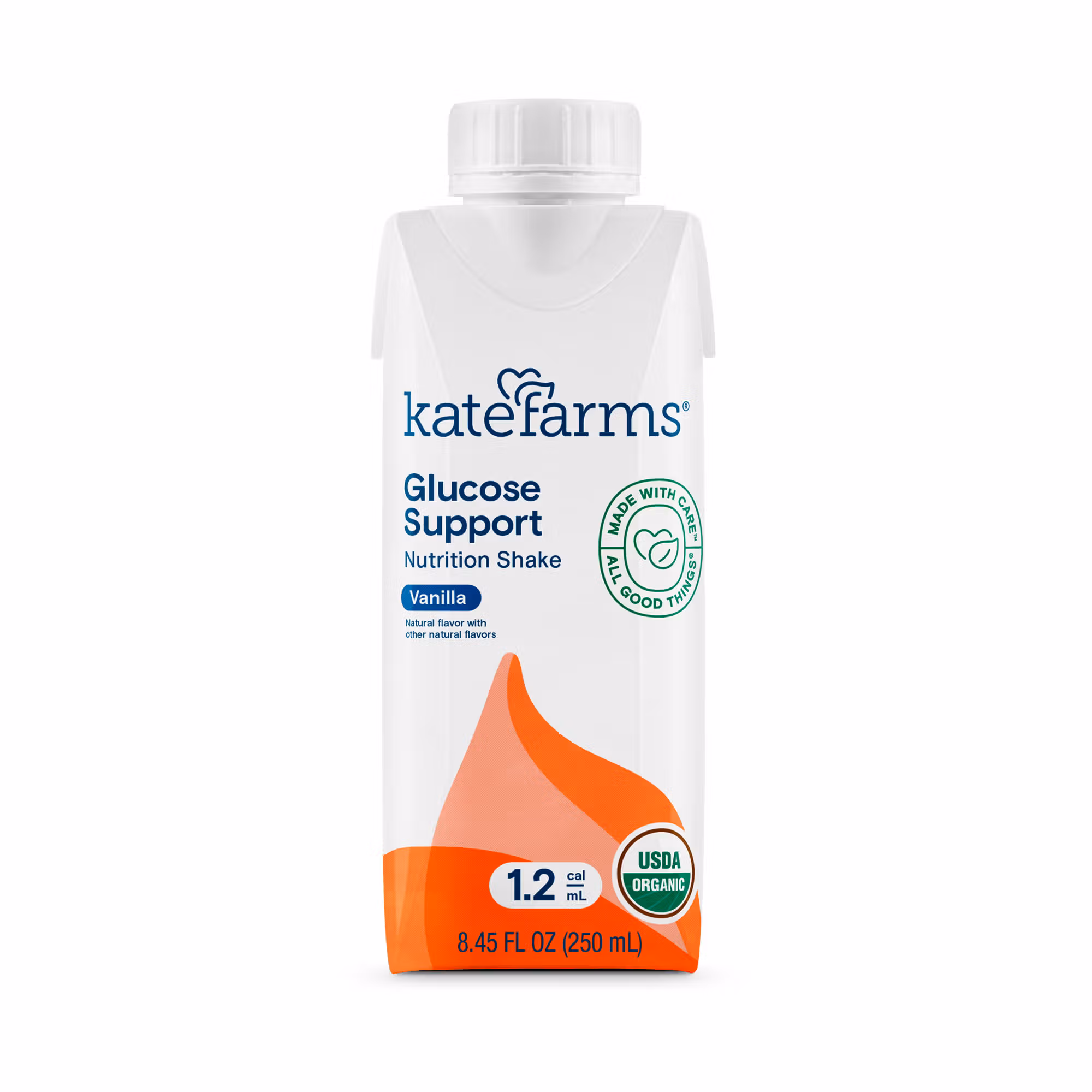 Kate Farms® Glucose Support 1.2 Vanilla Nutrition Shake for Diabetics, 8.45-oz.