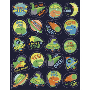Dinosaur Dinosaur Breath Scented Stickers, Pack of 80