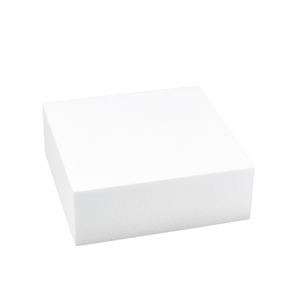 Square Styrofoam 10" x 3.5" Cake Form