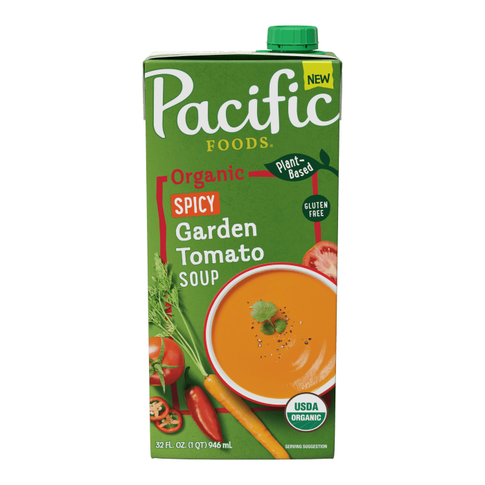 Organic Spicy Garden Tomato Soup