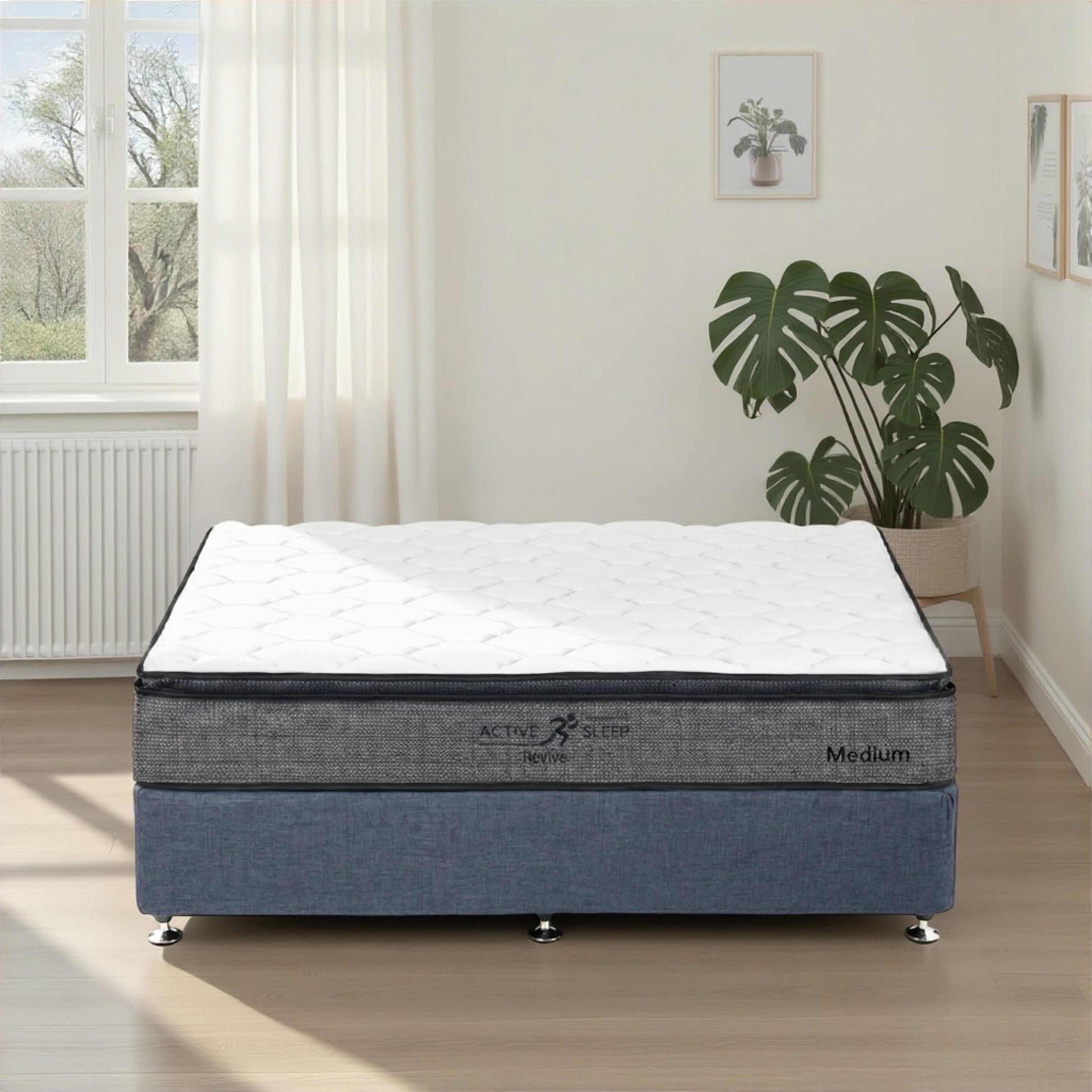 Lifestyle image of the  Active Sleep Revive Mattress, Medium from Forty Winks
