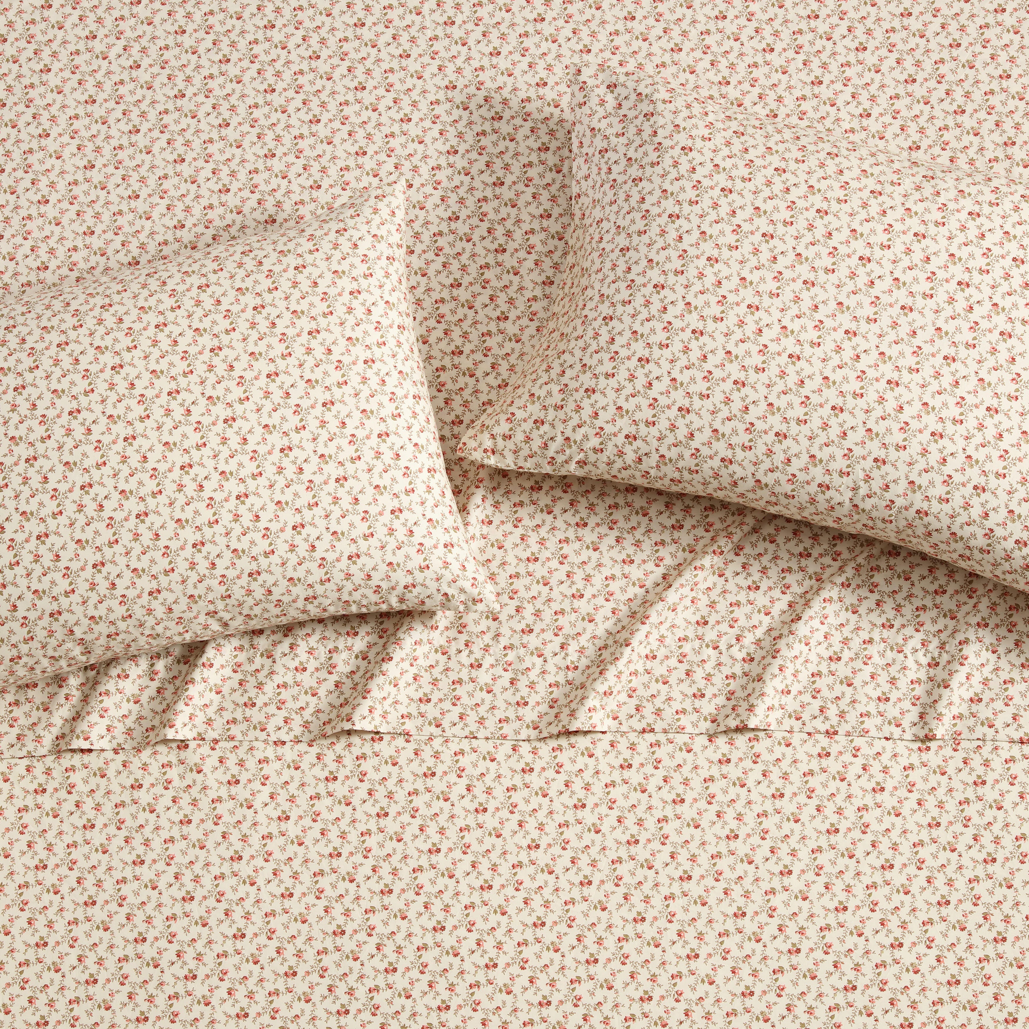 Laura Ashley Toile Delight Cotton Green Sheet Set - Picture 8 of 13