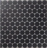 Ozzi Black 1-7/8″ Circle Mosaic