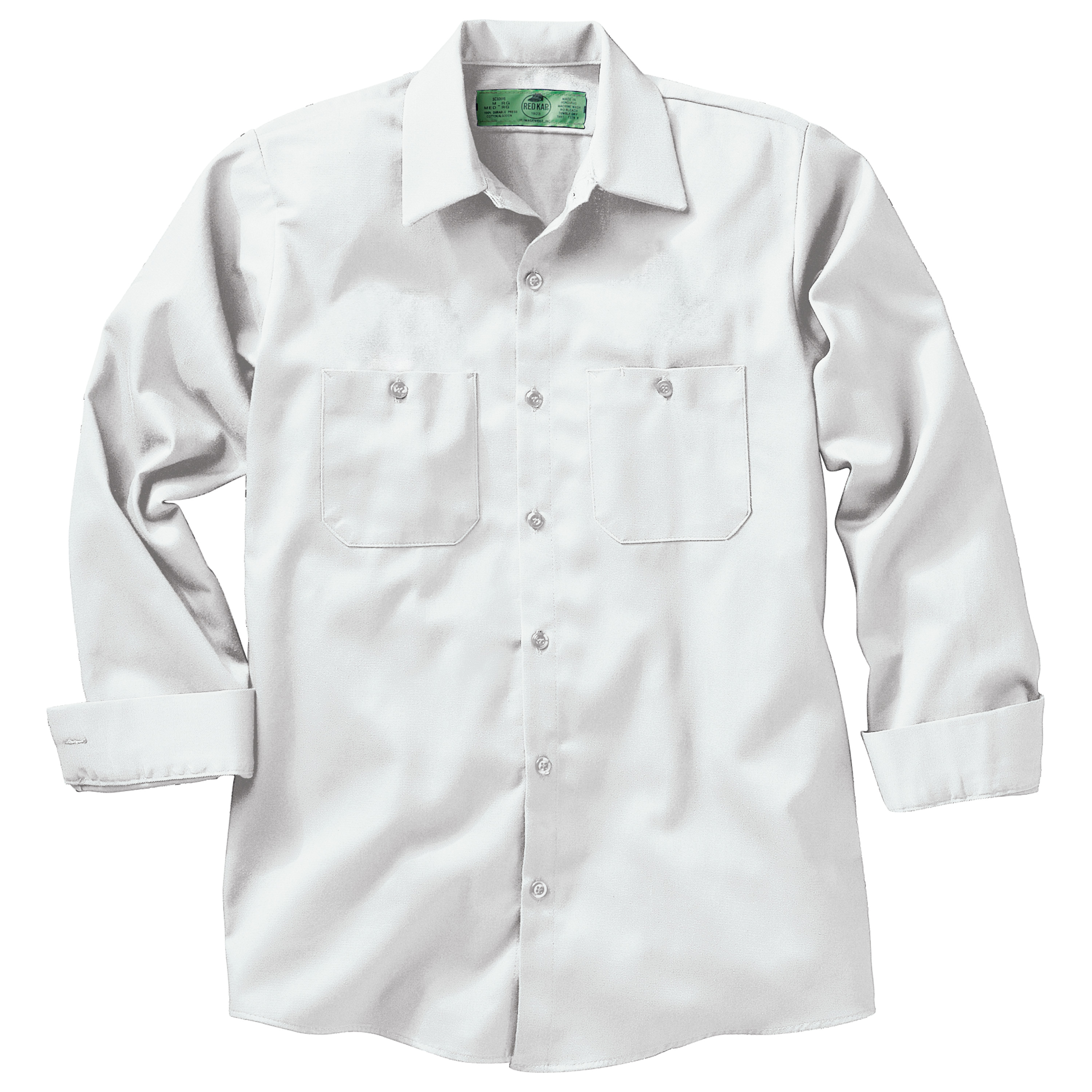 Red Kap Men's Long Sleeve Wrinkle-Resistant Cotton Work Shirt - Picture 37 of 37