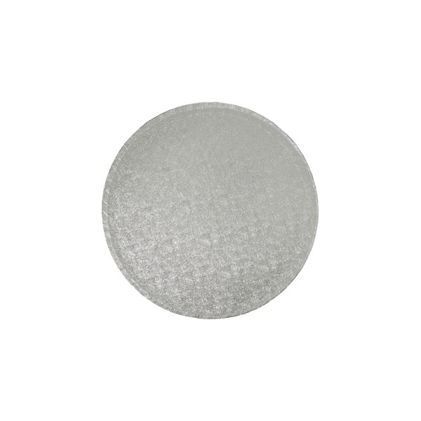 12" Round Silver Foil Cake Board