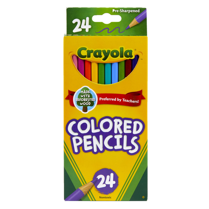Colored Pencils, 24 Colors
