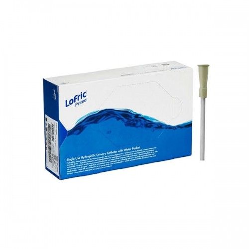 LoFric® Primo™ Urethral Catheter, 12 Fr., Male, Coudé