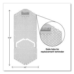 Hillyard, Tsunami Urinal Screen, Cotton Blossom