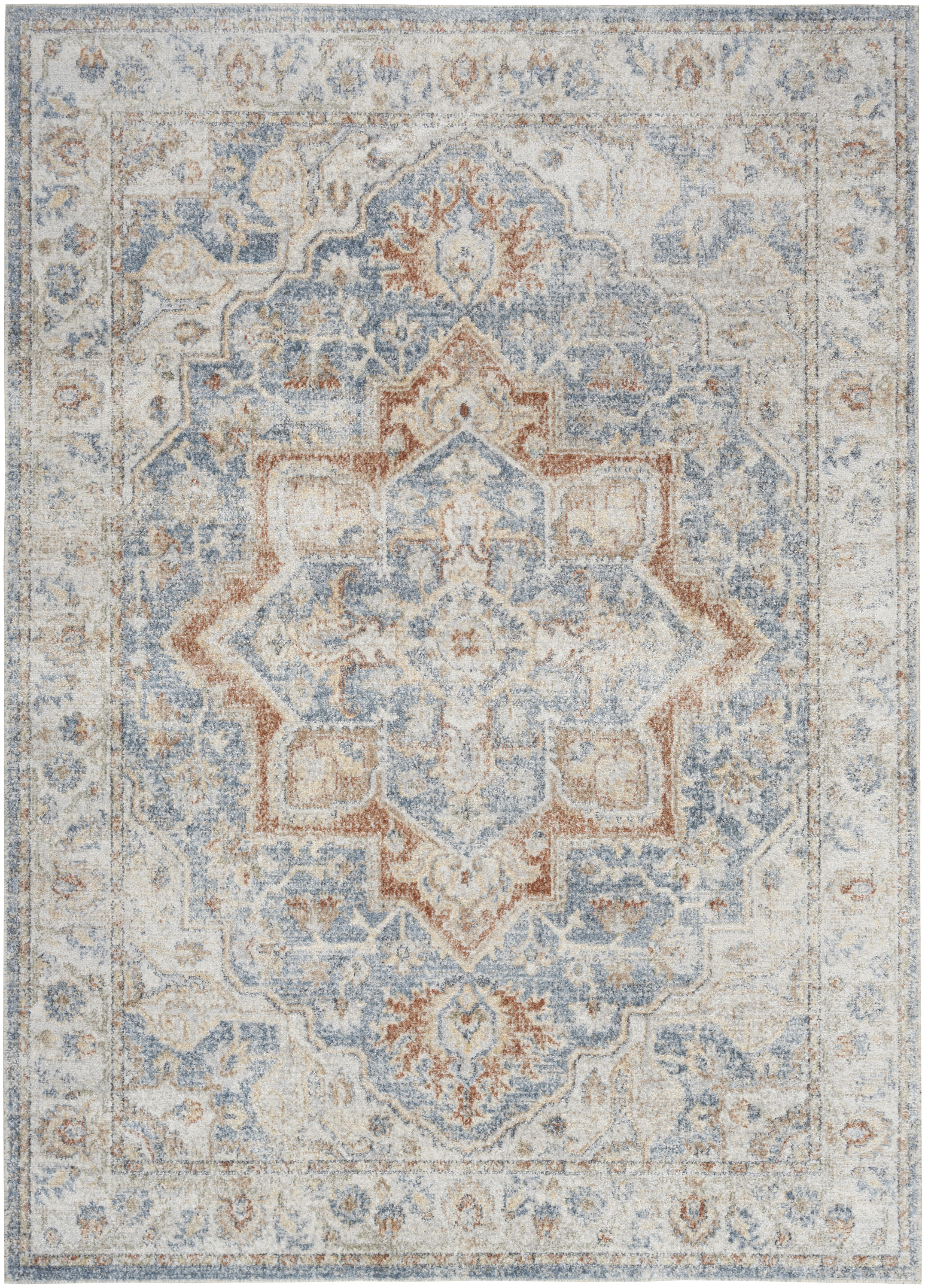 79.00" x 108.00" x .25" Astra Machine Washable Turkey N1796