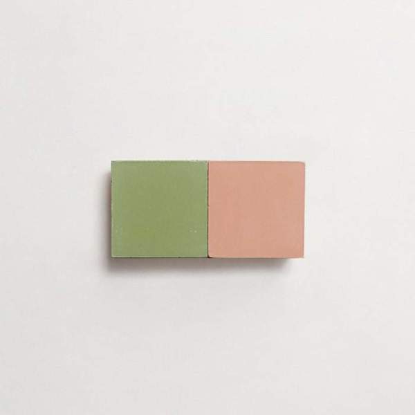 cement: mythology checkerboard | flanders | grande | matte | | matte | duo | grass + rouge | sample 