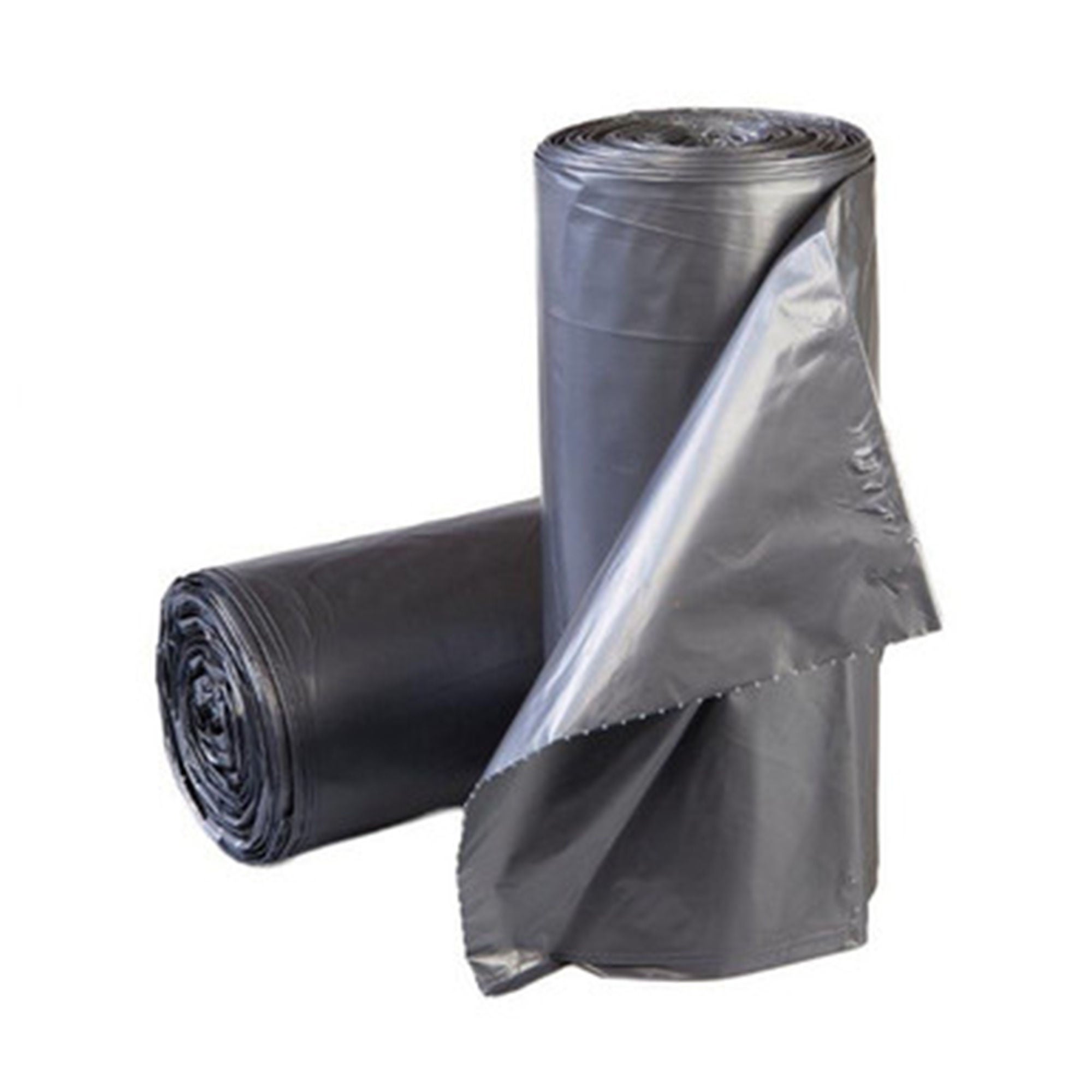 Trash Bag NovaPlus 0.95 mil 38 X 58 Inch Gray Star Seal Bottom Coreless Roll