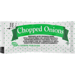 PPI Single Serve Chopped Onion, 9 gr. Packets (Pack of 200) image