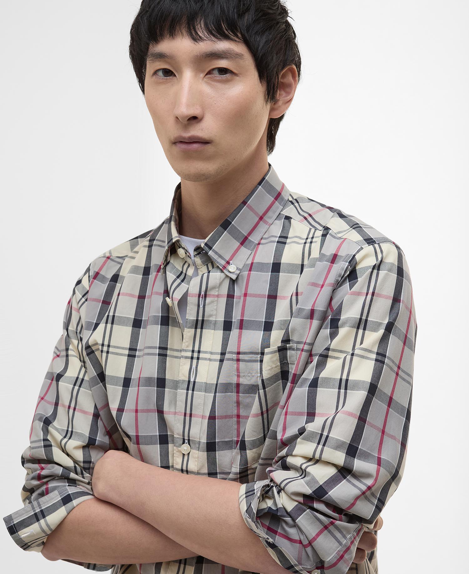 Taggon Tartan Oversized Shirt image number 3