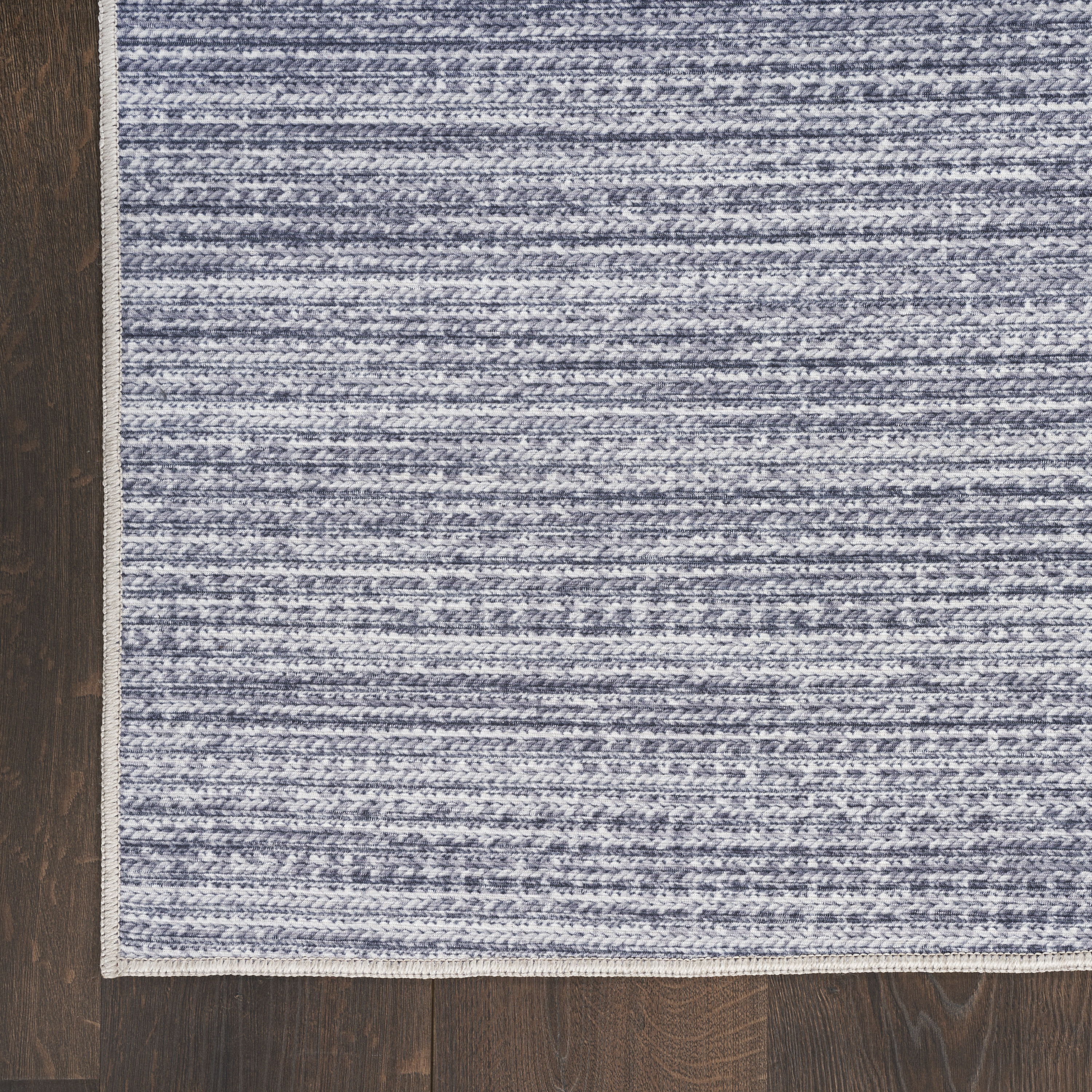 Nourison Nourison Washables 6' x 9' Grey Modern Indoor Rug