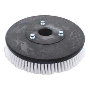 Hillyard, Trident, 13", Medium Disc Brush, 0.6MM PPL, White