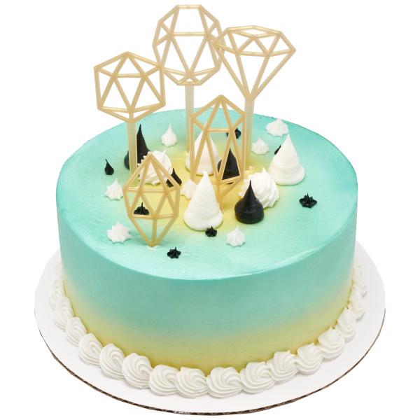 Gold Geometric Cake Kit