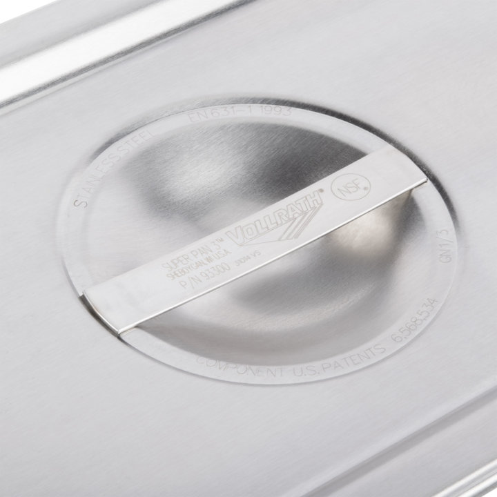 Third-size Super Pan 3® solid stainless steel cover