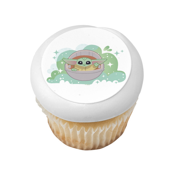 STAR WARS™ The Mandalorian Come to the Cute Side PhotoCake® Edible Image®
