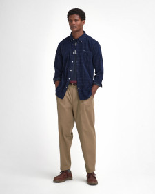Harthill Tailored Long Sleeved Cord Shirt 