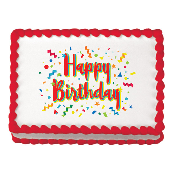 Birthday Pop Edible Image®
