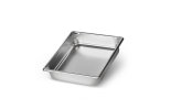 Half-size 2 _-inch-deep Super Pan V¨ stainless steel induction-ready steam table pan