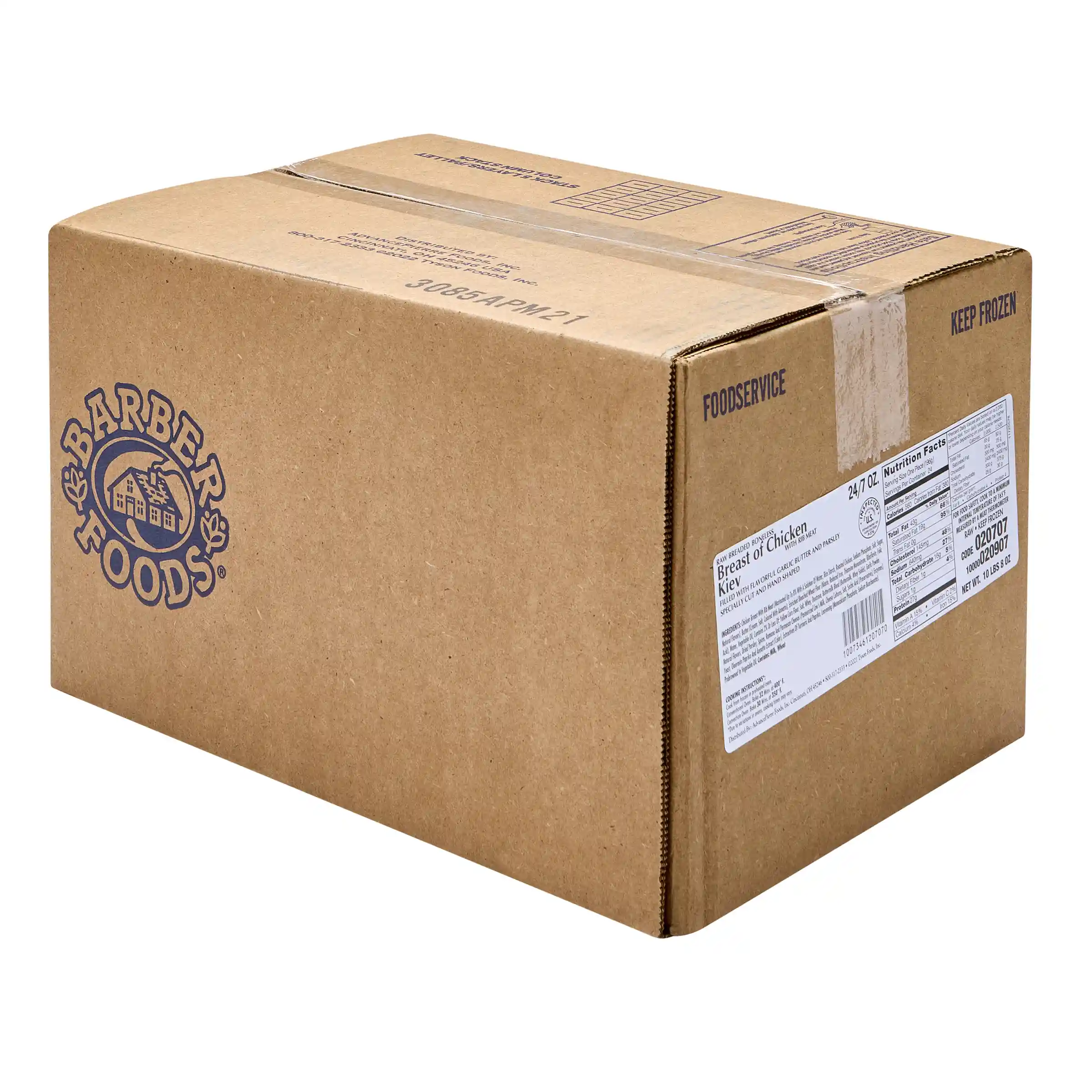 Barber Foods® Uncooked Breaded Chicken Kiev Boneless Stuffed Chicken Breasts 7 oz._image_5