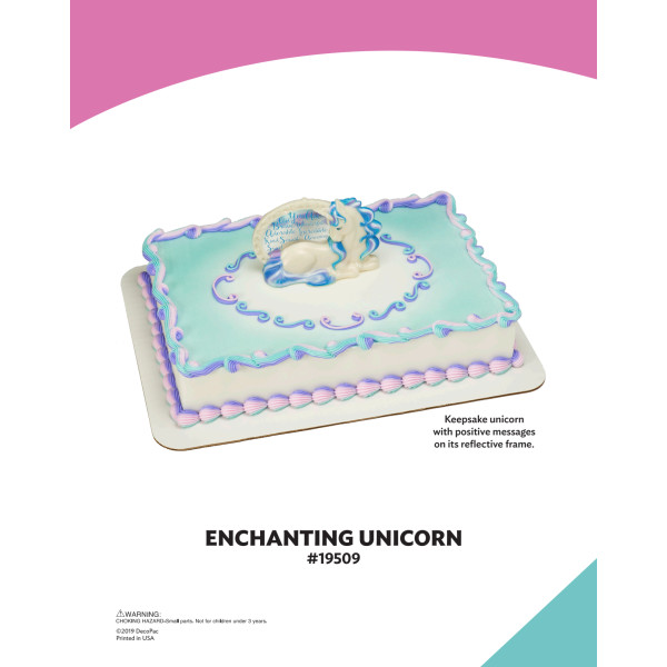 Enchanting Unicorn The Magic of Cakes® Icing Only Page