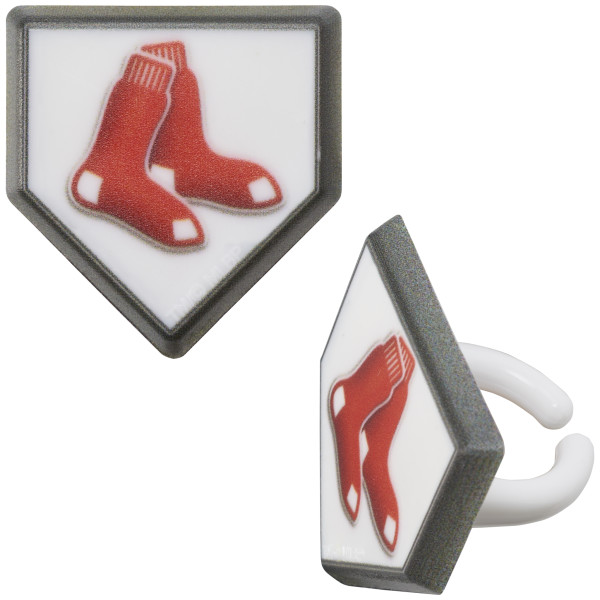MLB® Home Plate Team Logo Cupcake Rings