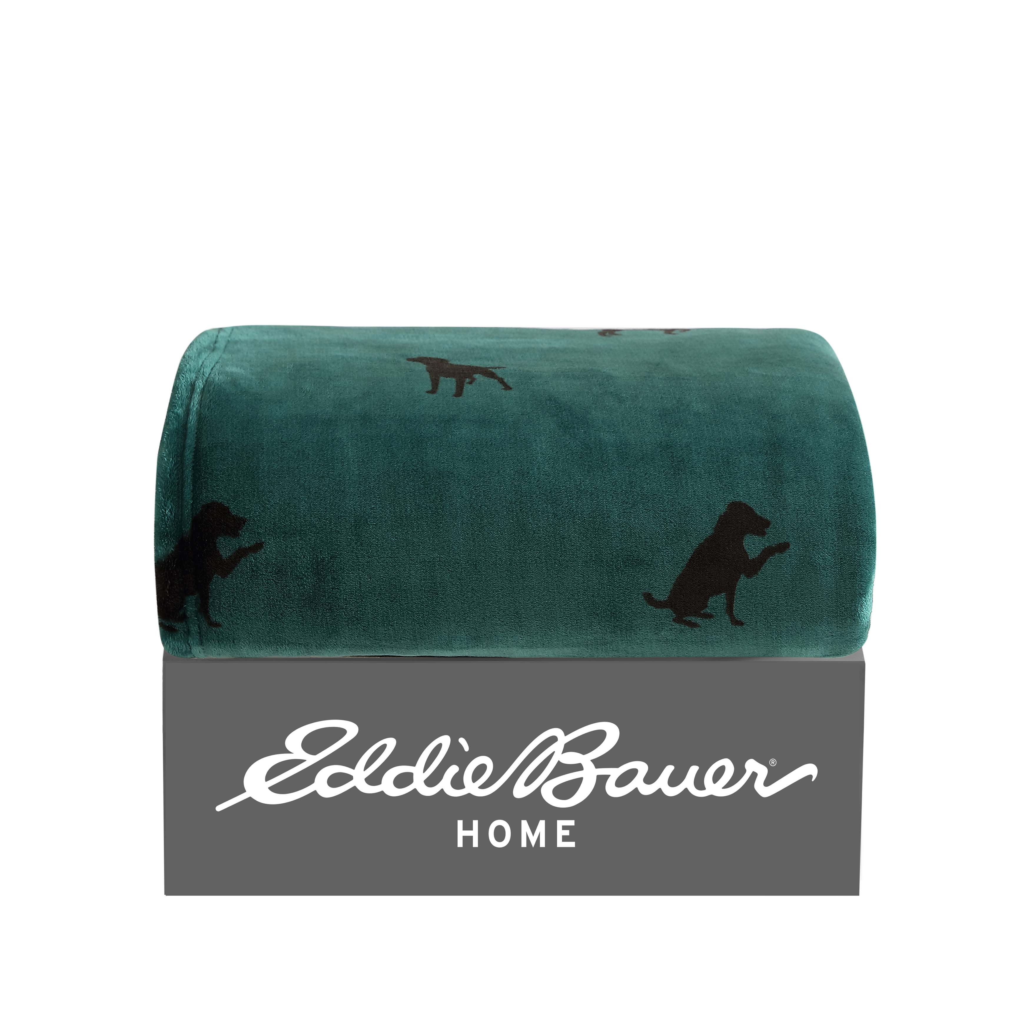 Eddie Bauer Plush-Fleece Throw Blanket