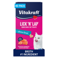 Image of Vitakraft Lick 'n' Lap™, Cat Treat with Salmon, 80 ct