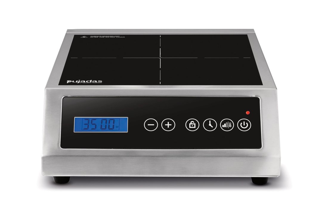 Placa de Inducción Pujadas IP Pro 35 con tecnología de potencia contínua de 3500 W